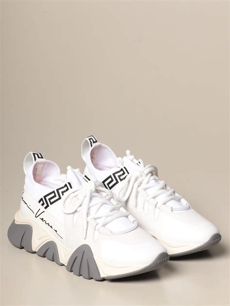 Sneakers Versace bianco da uomo .